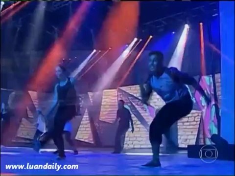 Luan Santana no ensaio do 'Criança Esperança'