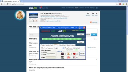 ASK.FM MULTIHACK 2013!! WORKING + DOWNLOAD