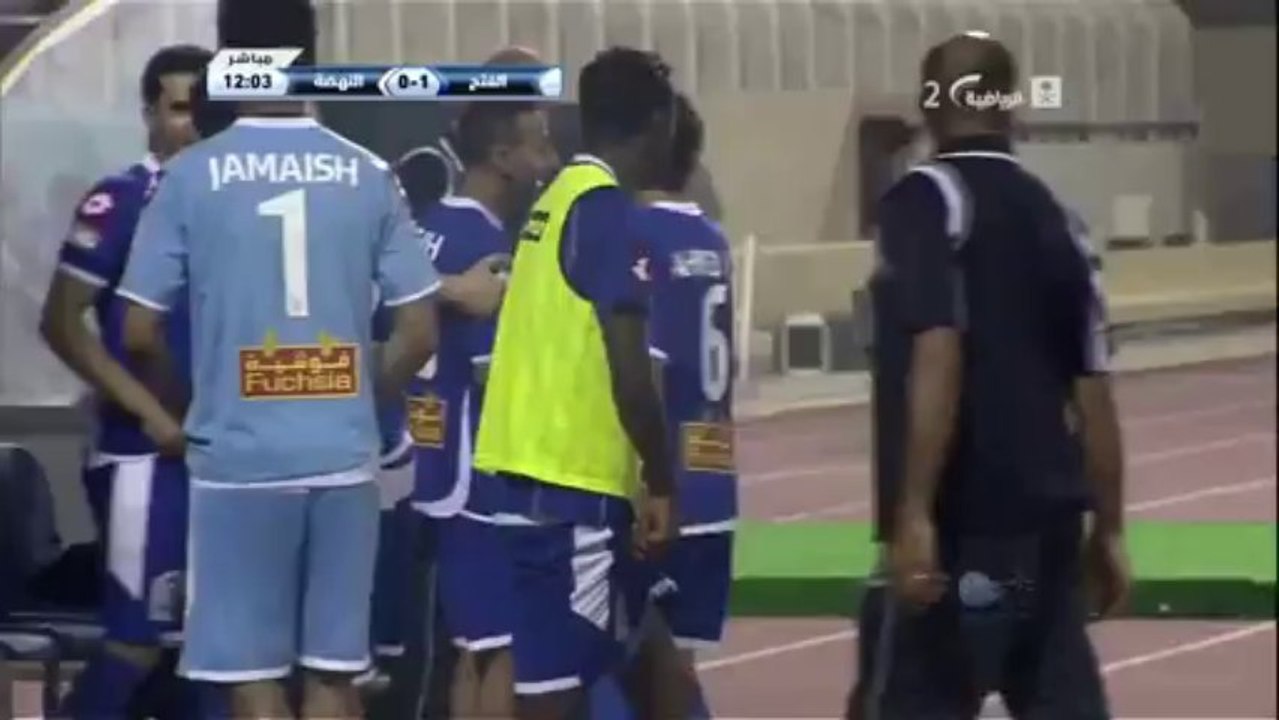 هدف الفتح الاول حمدان الحمدان في النهضة - الفتح 4-0 النهضة HD