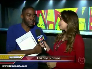 VÍDEOSHOW | Marcela Monteiro ensina Luan Santana sambar