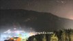 Exotic view of the night sky in Manali- Time Lapse