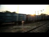 Time-Lapse of the view from a train: Indian railways