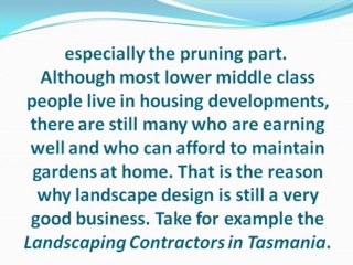 The Business of Landscaping