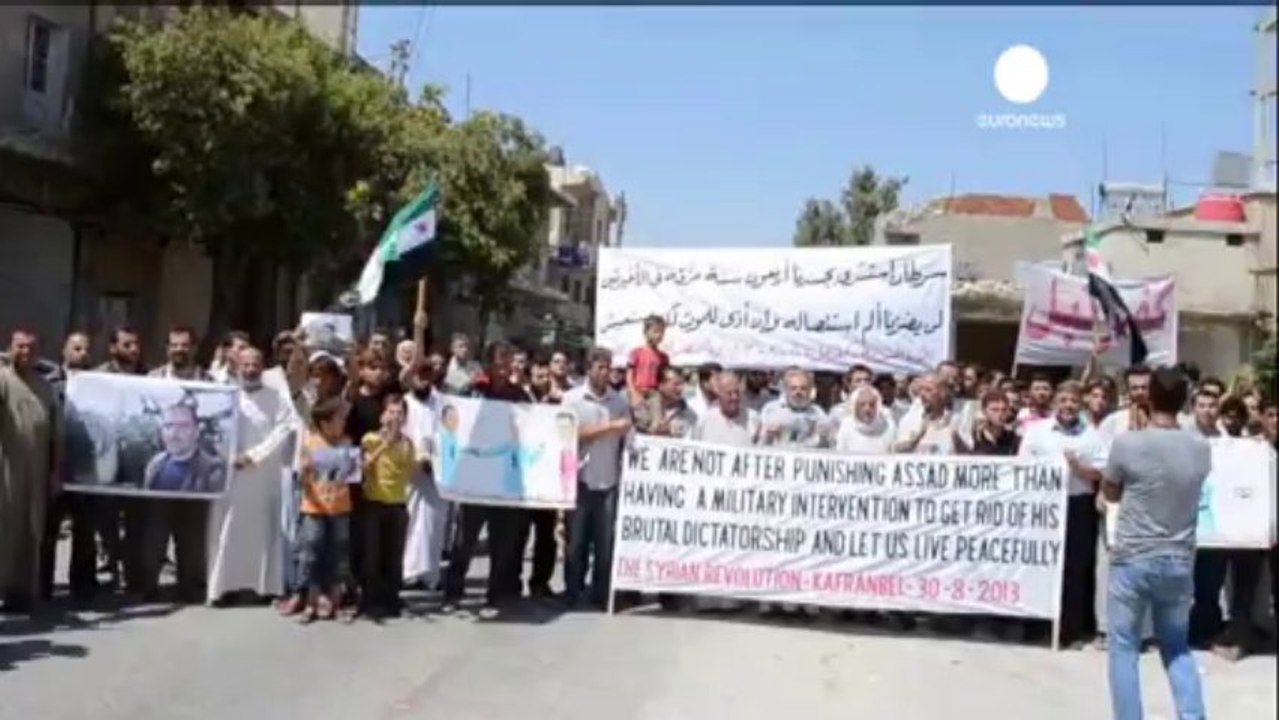 While the world talks, Syrians fight
