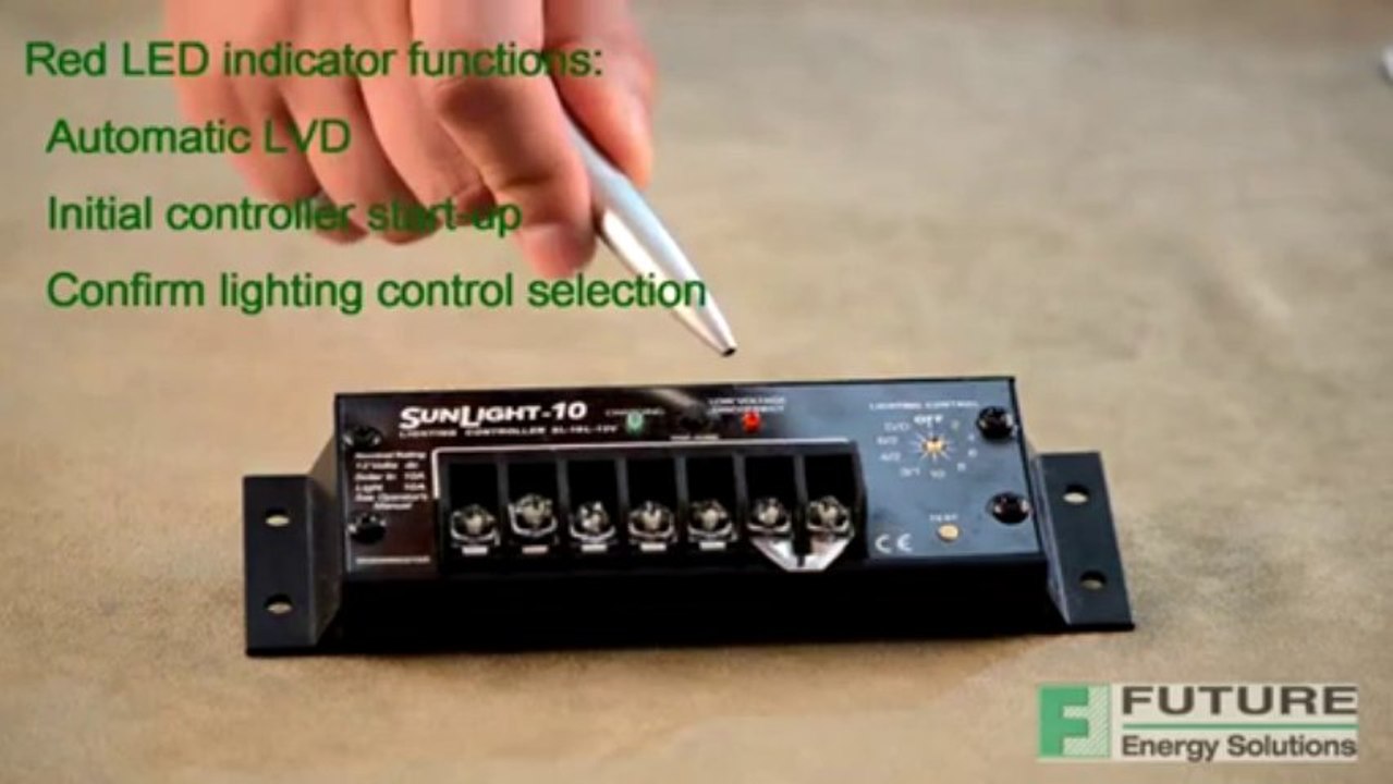 Sunlight Solar Lighting Controller By Morningstar