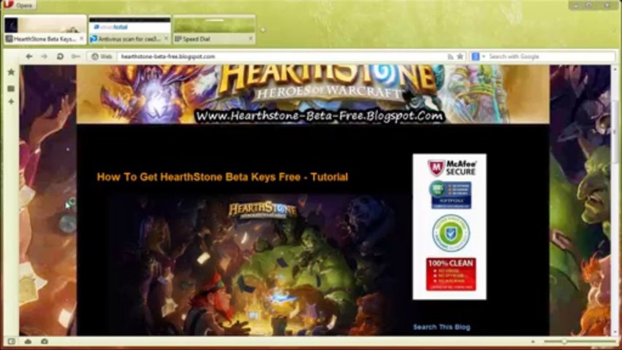 Free Hearthstone Beta Beta Keys - Tutorial