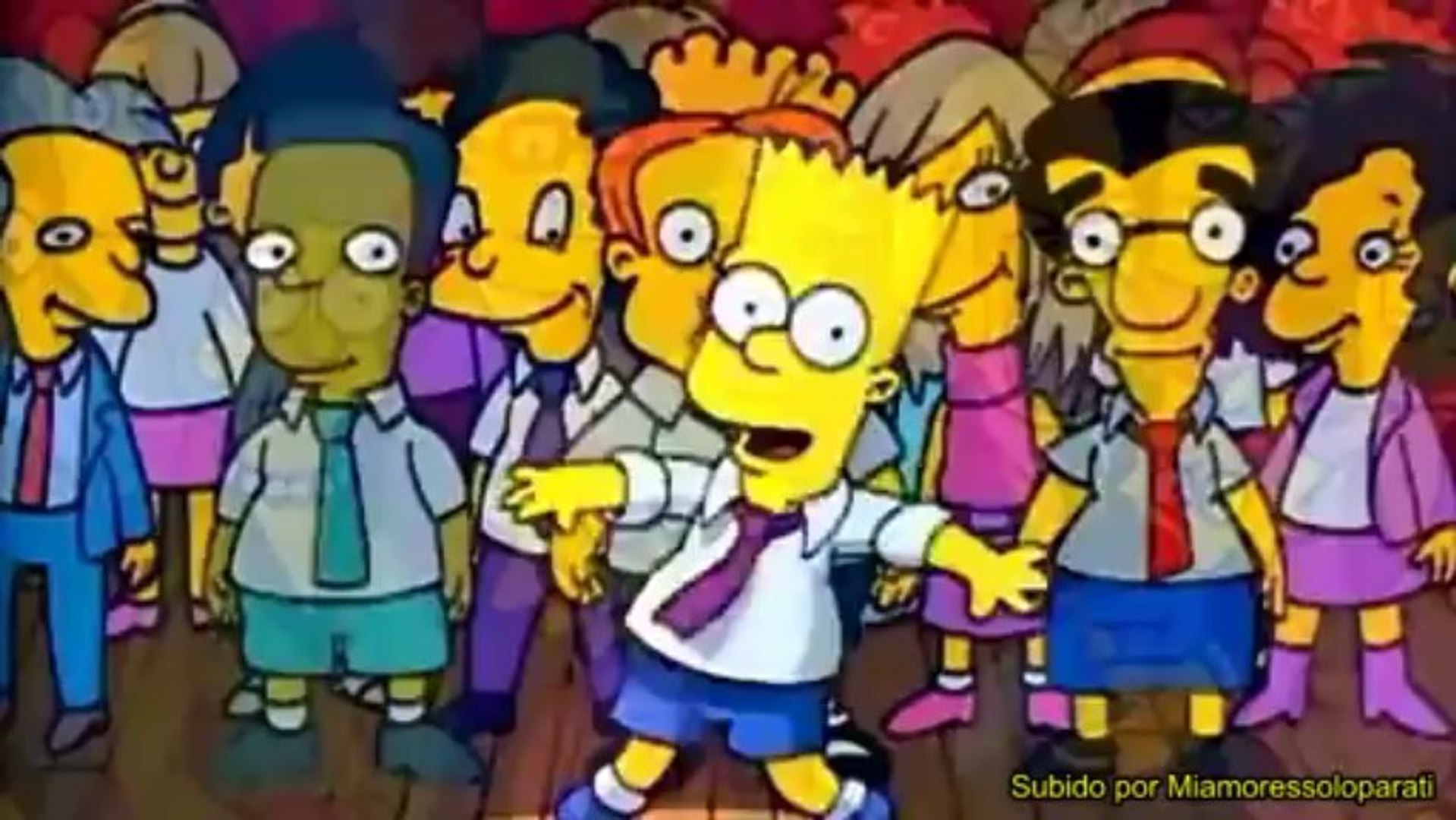 cancion bartman videoclip españa