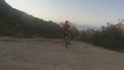 VTT à Calpé en Espagne, un p'tit lu