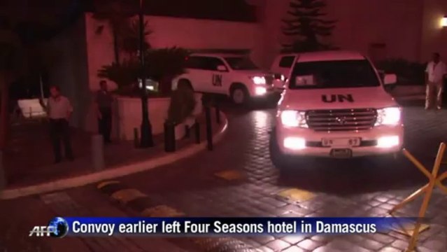 UN experts leave Syria after chemical attack probe