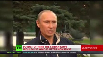 Toxic Fog of War: 'US should present Syria evidence to Security Council' [Vladimir Putin @ RT]