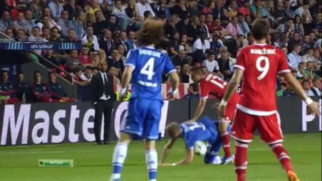 Суперкубок УЕФА 2012 Бавария (Германия) - Челси (Англия), 1 тайм 30.08.2013