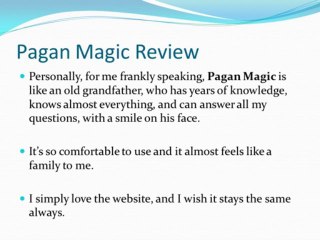 Review of Pagan Magic