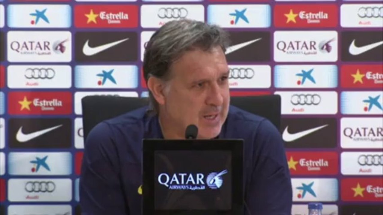 Martino no miró el sorteo de la Liga de Campeones