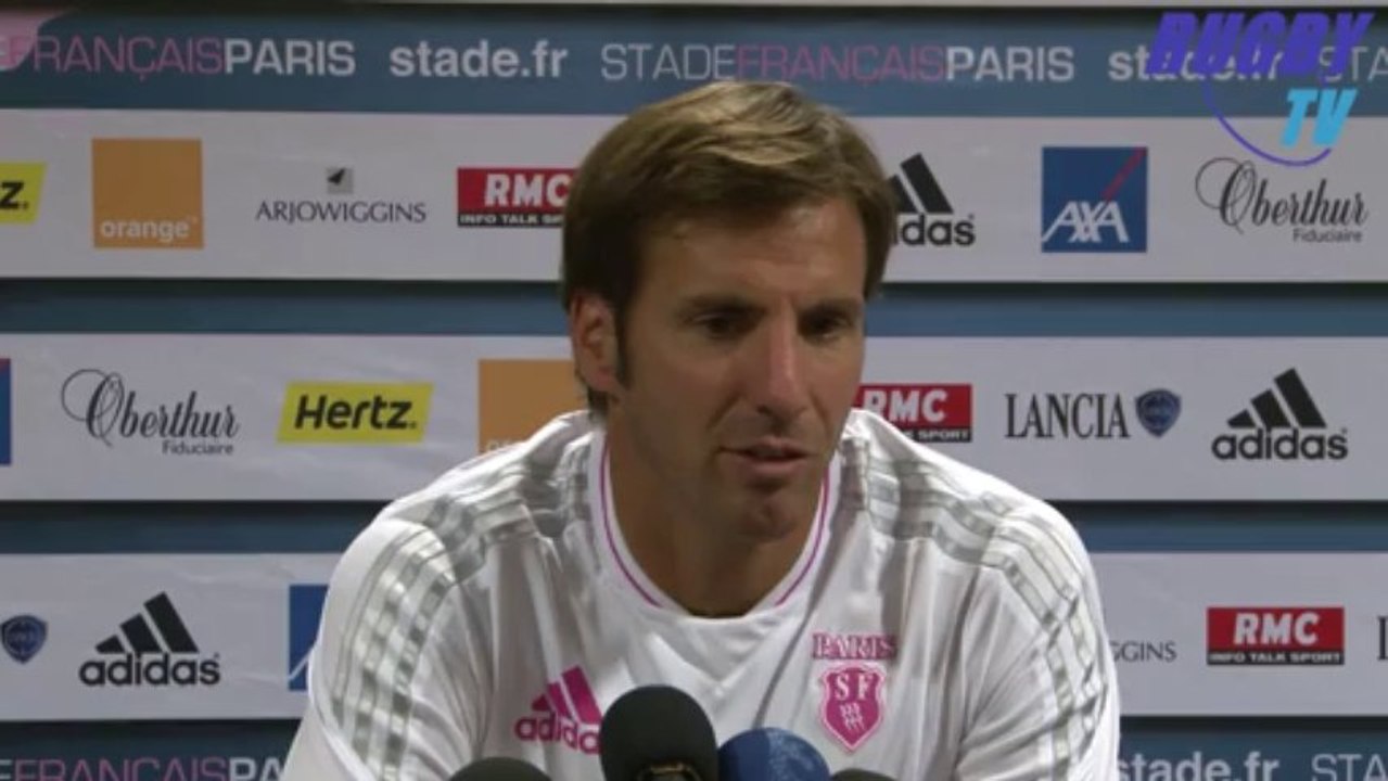 STADE FRANCAIS-BIARRITZ - Top14 2013 - Interviews du Stade Français
