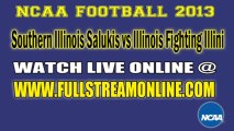Watch Southern Illinois vs Illinois Game Live Stream NCAA Football