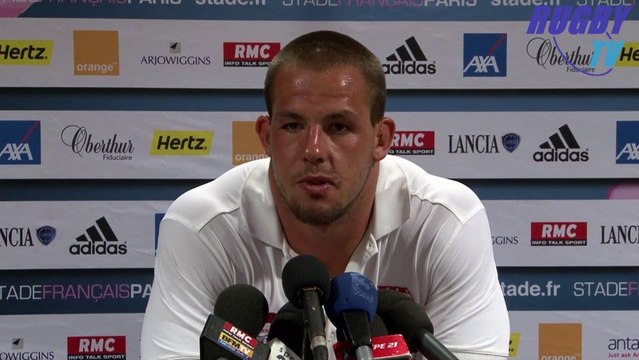 STADE FRANCAIS-BIARRITZ - Top14 2013 - Interviews du Biarritz Olympique