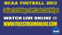 Watch Louisiana Tech vs North Carolina State Live NCAA Football Game Online