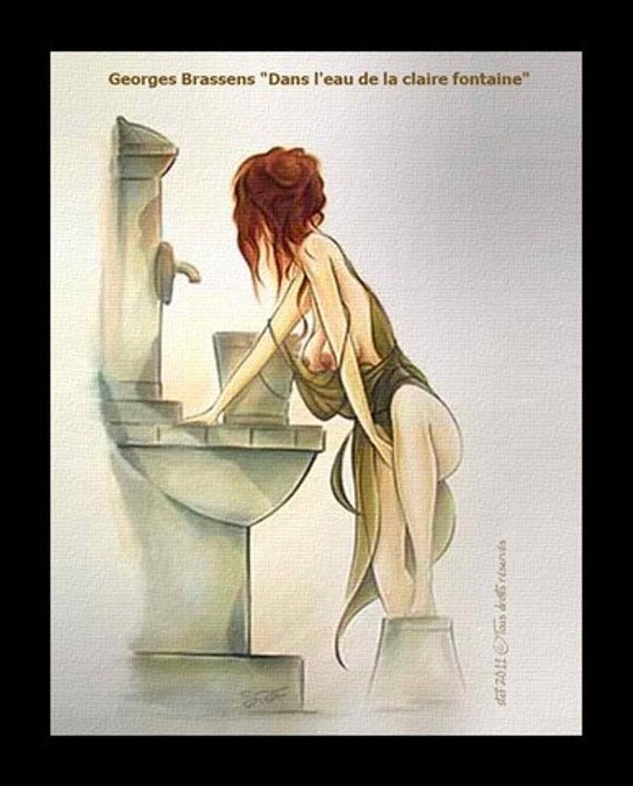 DANS L'EAU DE LA CLAIRE FONTAINE - G.BRASSENS