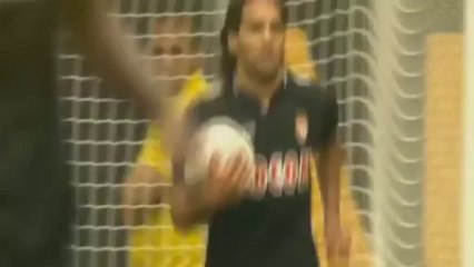 Radamel Falcao Frist Goal For AS Monaco