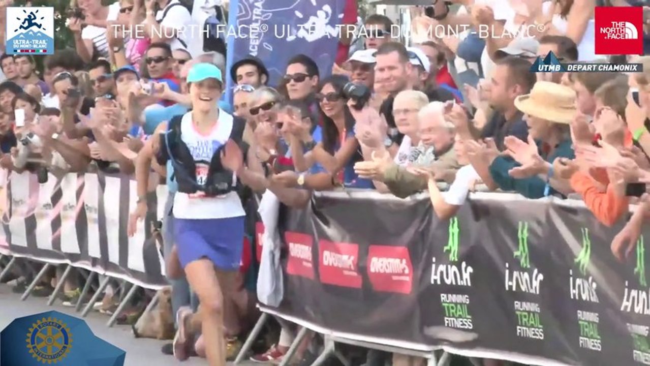 2013 Ultratrail TV - Arrivée de Rory Bosio, vainqueur femme de l'UTMB 2013
