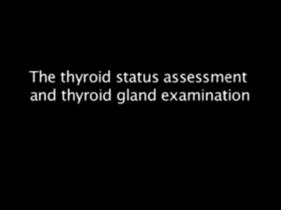 Examination of the Thyroid Gland
