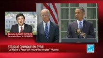 Barack Obama veut un débat au Congrès avant d'utiliser la force militaire en Syrie
