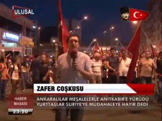 ANKARA'DAKİ ZAFER KUTLAMALARINA POLİS MÜDAHALESİ