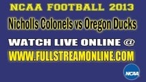 Watch Nicholls vs Oregon Game Live Stream NCAA Football