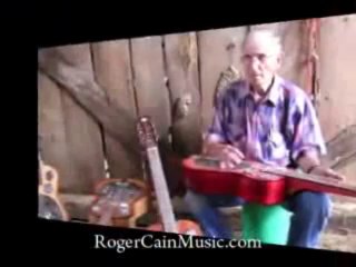 John Heinrich playing the CAIN RESONATER GUITARS