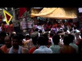 Huge crowd gathered to worship Lord shiva at Neelkhant Mahadev Temple