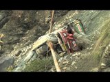 Truck with LPG cylinders falls in Bhagirathi Ganga, Uttarakhand