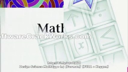 [9-2013 NEW] (FULL + Keygen) Design Science MathType 6.9 [German]
