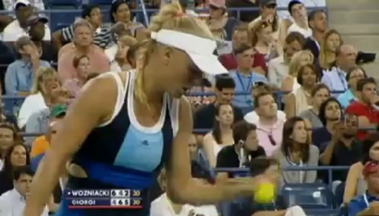 Giorgi vs Wozniacki - Us Open 2013 - 3° Turno - Livetennis.it