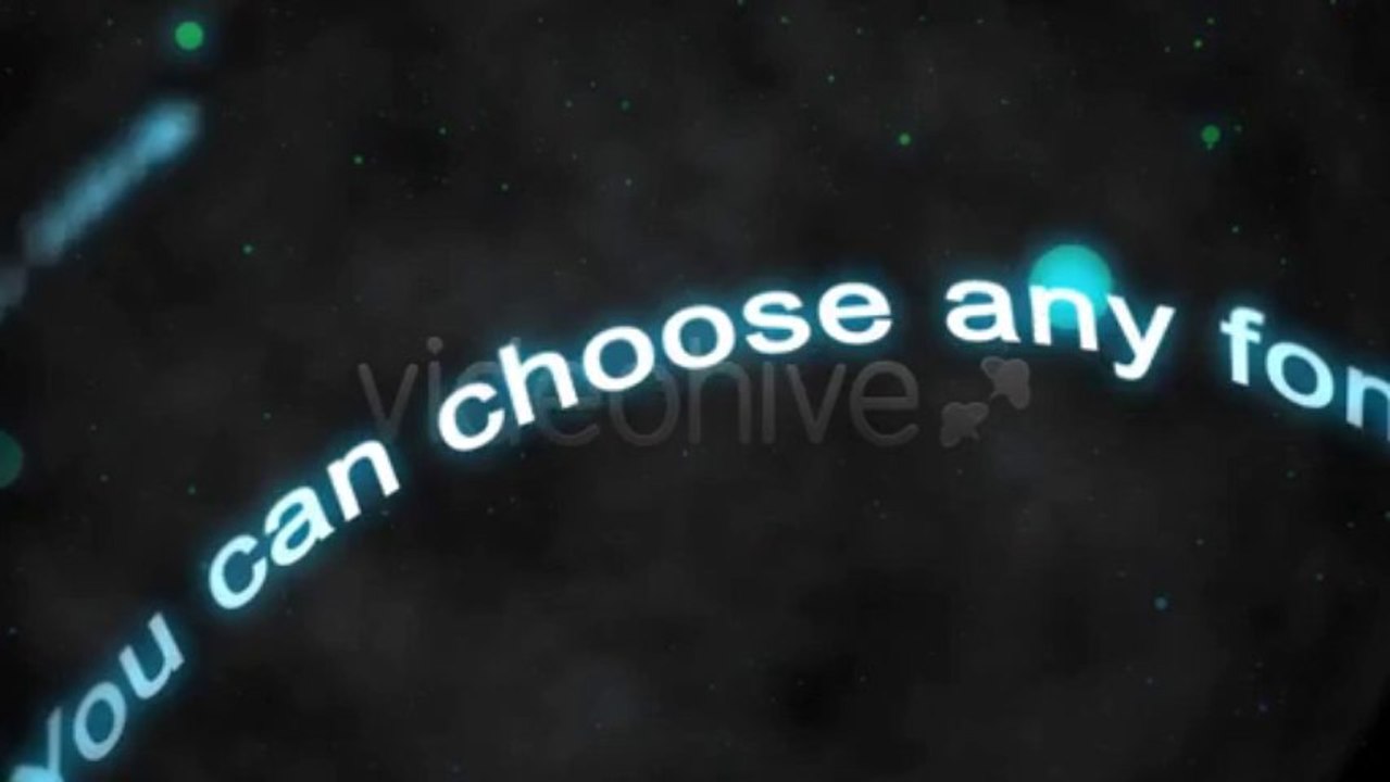Text Planet - After Effects Template