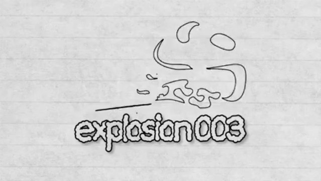 Cel drawn cartoon effects & explosions - After Effects Template