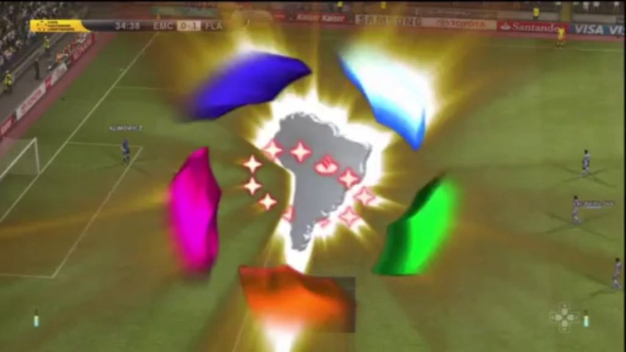 (thegamer) pes 2013  copa libertadores santander 2013 huitiéme de finale aller