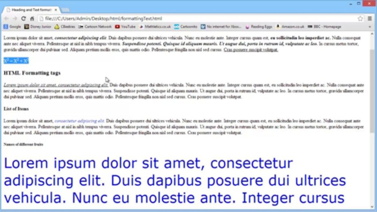 Part 3 - Introduction to HTML In Urdu - (Headings & Text Formatting)