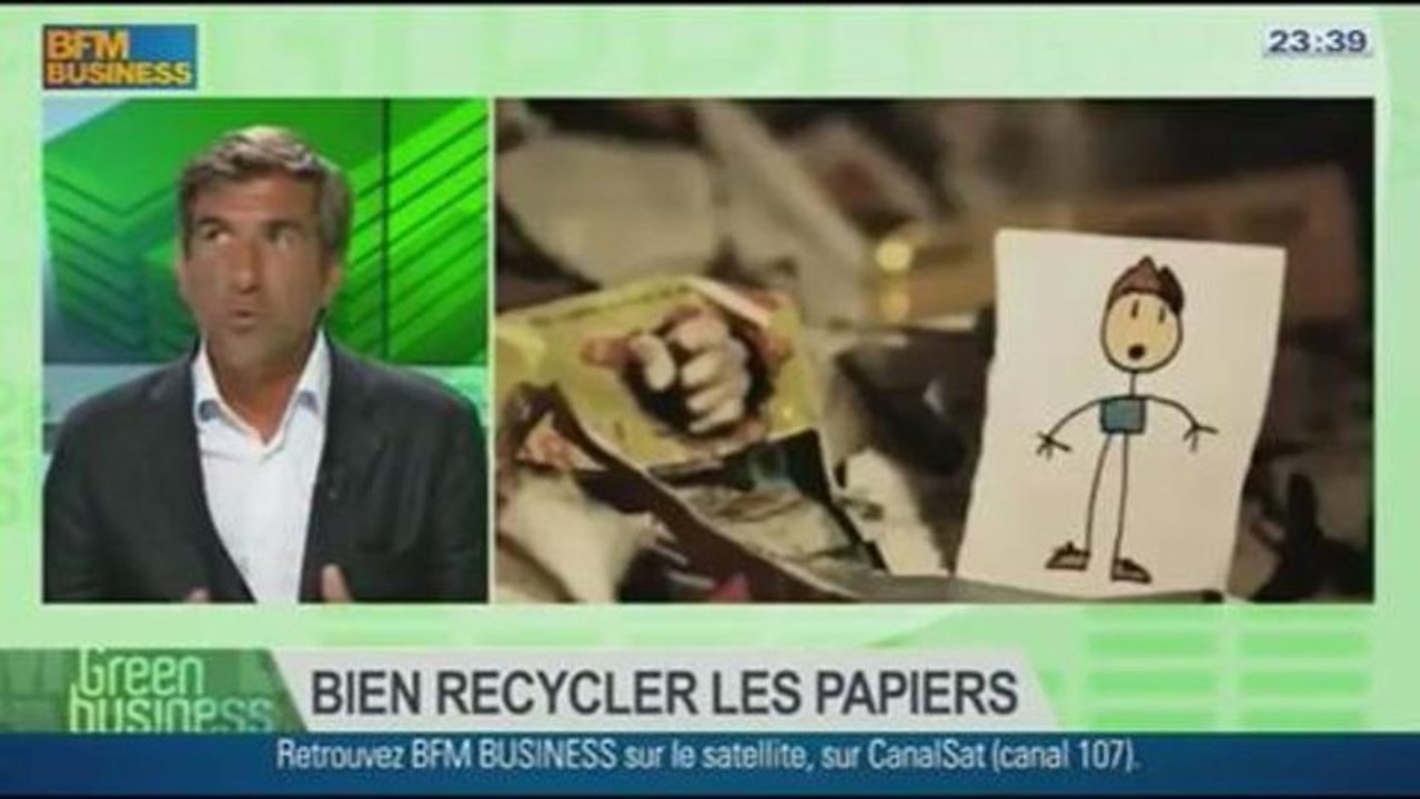 Les papiers hydrophobes : Géraldine Poivert et Olivier Midiere dans Green Business - 31/08 3/4