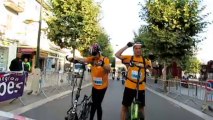 Course d'elliptigo à Aix-les-Bains, une première en France