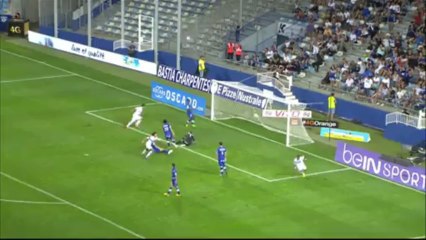 But Martin BRAITHWAITE (57ème) - SC Bastia - Toulouse FC (2-1) - 2013/2014
