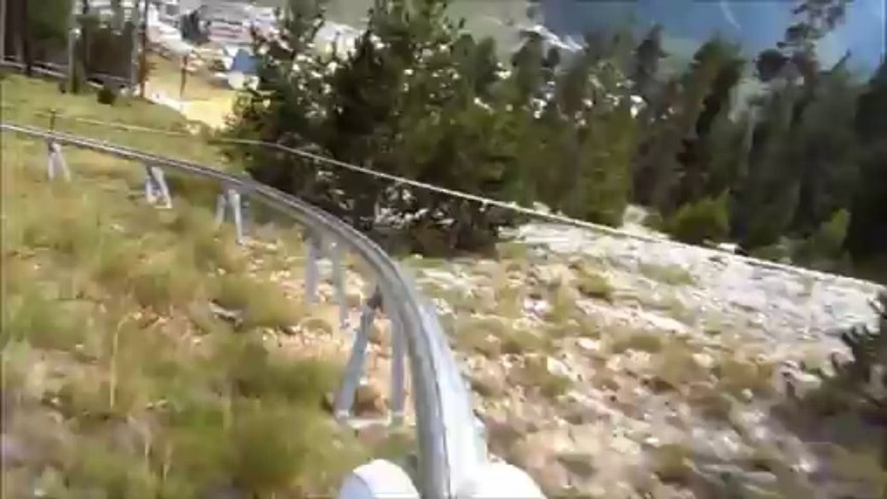 Luge d'été à Mont-Genèvre Août 2013