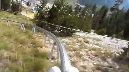 Luge d'été à Mont-Genèvre Août 2013