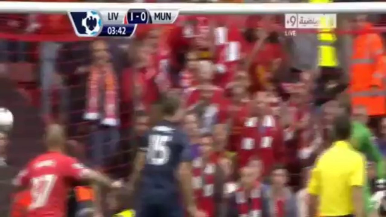 هدف مباراة ليفربول 1-0 مانشستر يونايتد