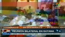 Reunión bilateral de Venezuela y Guyana