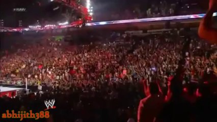 Goldberg Returns on raw and destorys The Sheild!!!