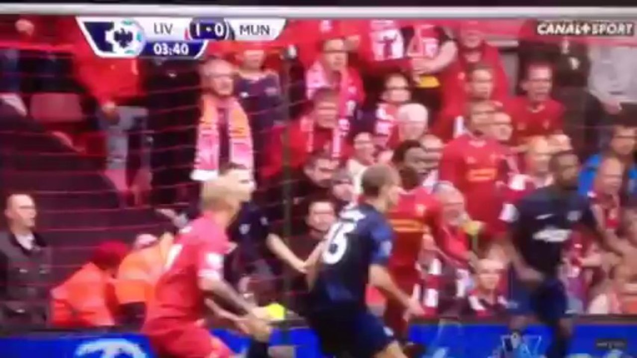 Liverpool vs manchester united (1-0) le but de sturrige