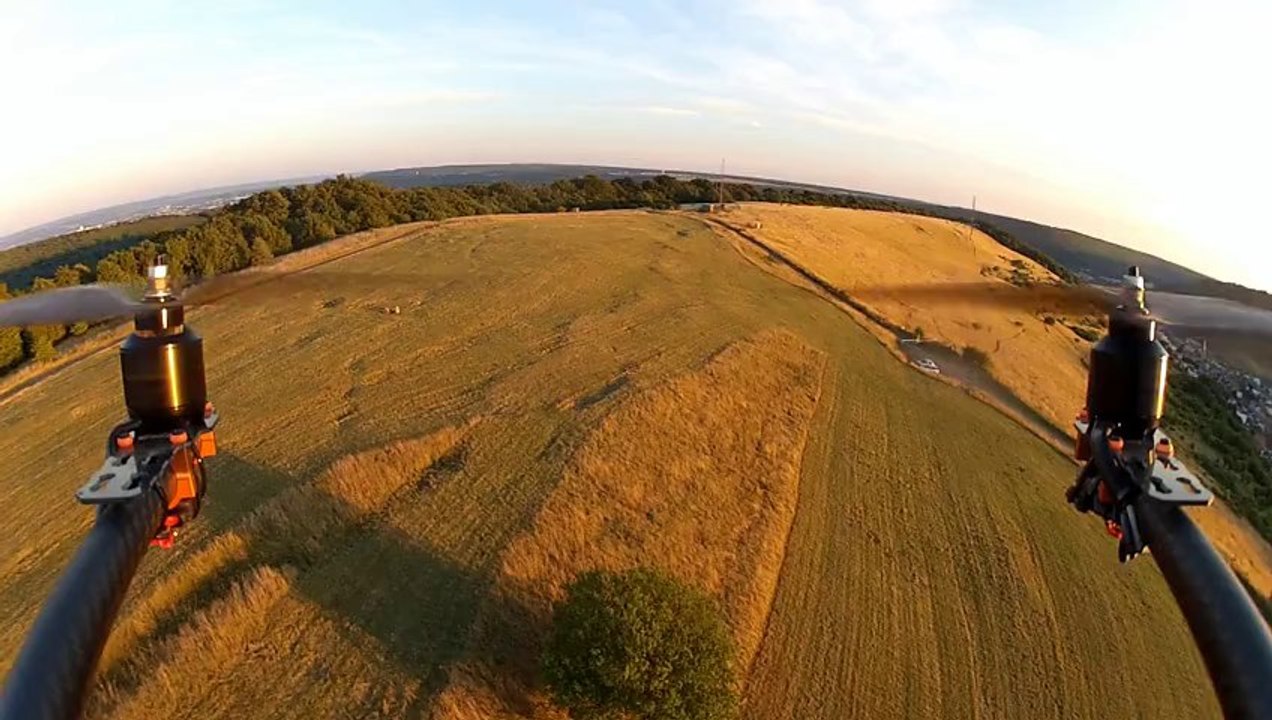 coucher de soleil au plateau d'algrange
