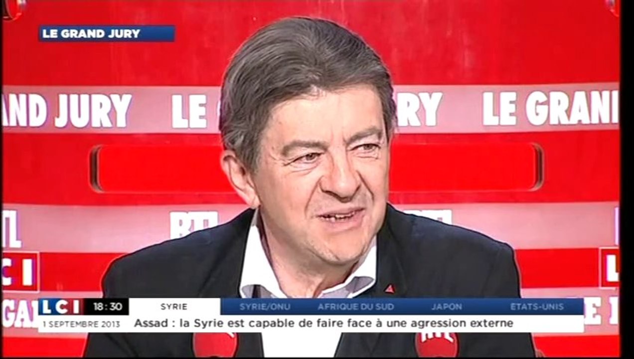Jean-Luc Mélenchon au "Grand Jury" sur LCI 1ère partie 01/09/20123