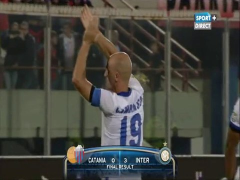 Serie A - 2éme Journée - catania vs Inter milan - 2éme mi-temps