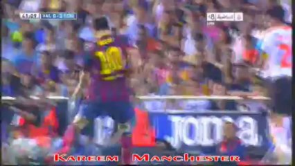 اهداف مباراه فالنسيا 2 - 3 برشلونة تعليق احمد الطيب